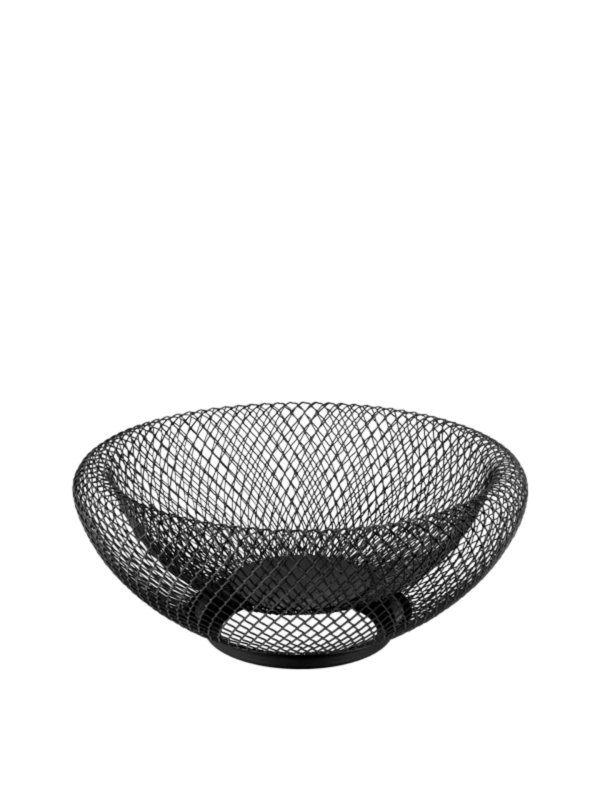 Фруктиера кръгла Ø30xh13cm ЧЕРНА HORECANO-WICKED