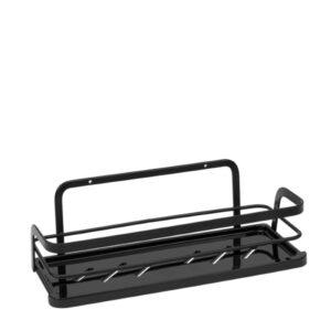 Етажерка за баня 26,4x10,8xh8,5см черна HOME-Horecano